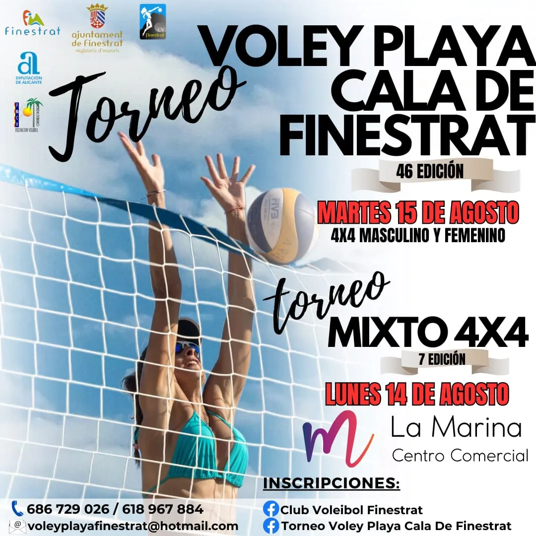 Cuenta atrás para el Torneo de Voley playa 4 x 4 más antiguo de España