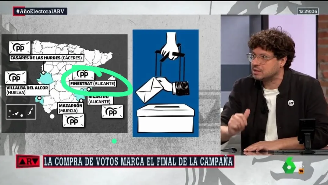 2600523 FINESTRAT FRAUDE ELECTORAL PSPV PP