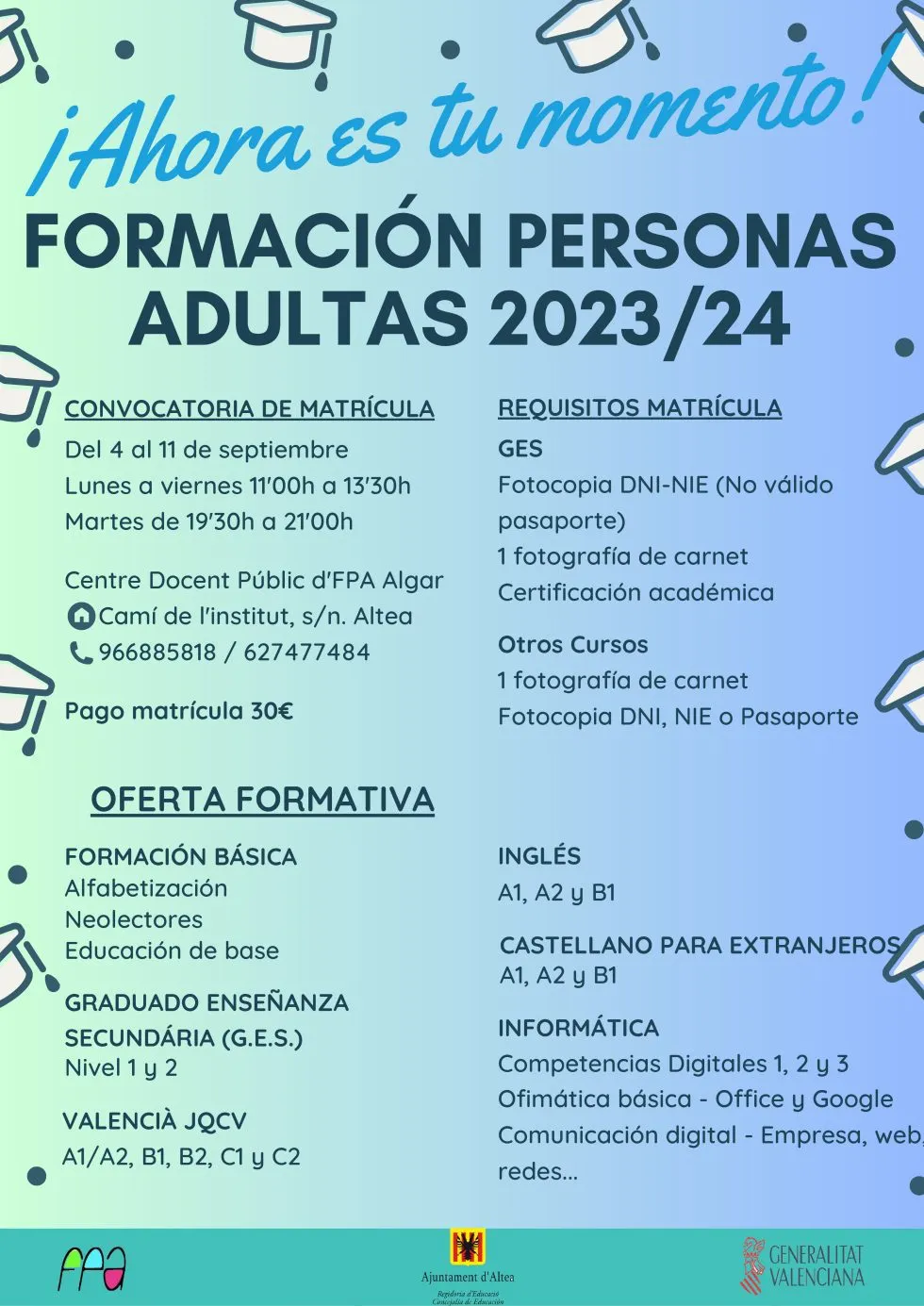 formación adultos 23 altea